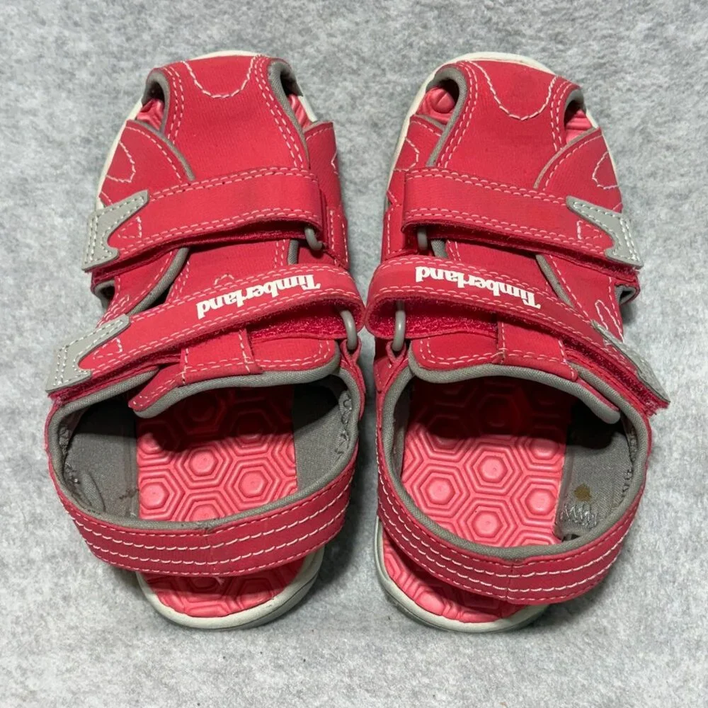 Timberland Sandals Little Kid 13 Pink Adventure Seeker Closed Toe